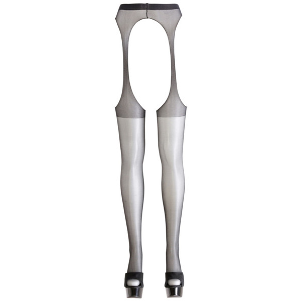 Collant effet porte jarretelles avec bas 